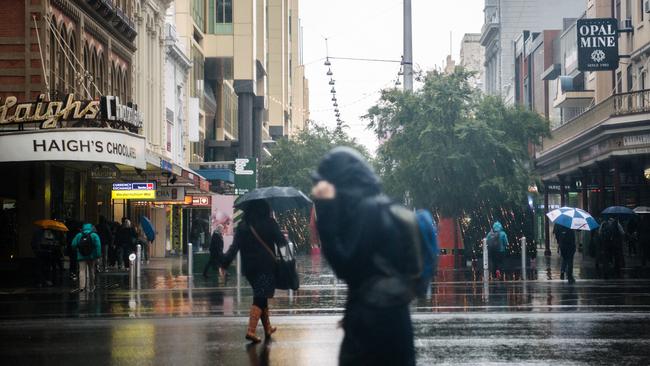 Up to 25mm could fall in Adelaide on Wednesday. (File image)