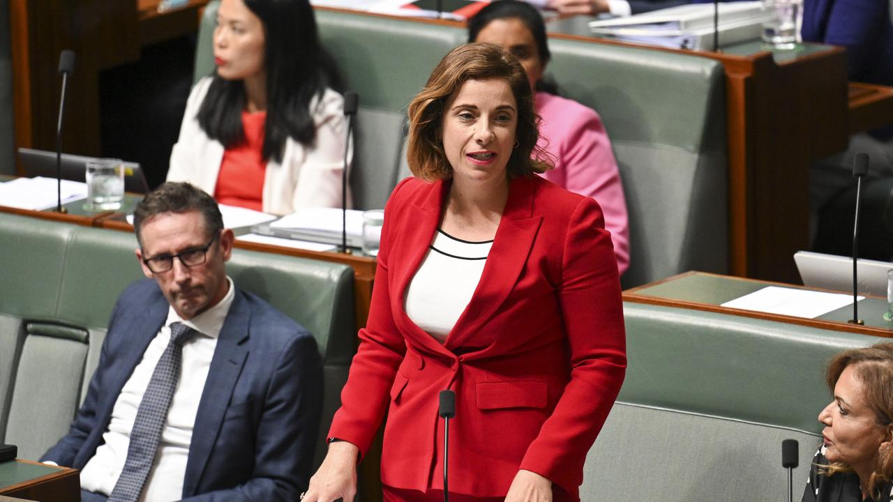 Aged Care Minister Anika Wells said the government was still considering its response to the taskforce’s recommendation. Picture: NCA NewsWire / Martin Ollman