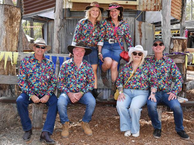 The Trademutt shirt people at Gympie Music Muster. Picture: Patrick Woods.