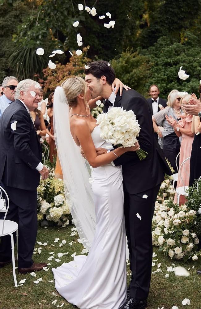 The couple got engaged at Lake Como. Picture: Instagram