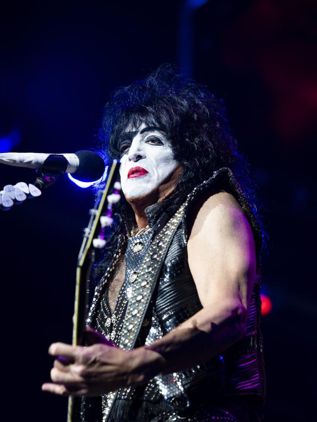 KISS play the first of two nights at Sydney’s Qudos Bank Arena. Picture: Monique Harmer