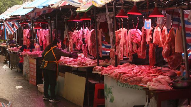 Wet market in Wuhan. Picture: Alamy