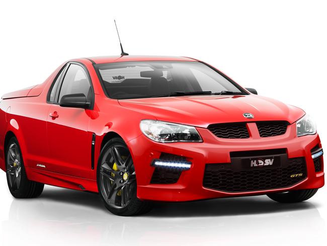 In demand ... An artist’s impression of 2014 HSV GTS Maloo special edition ute.