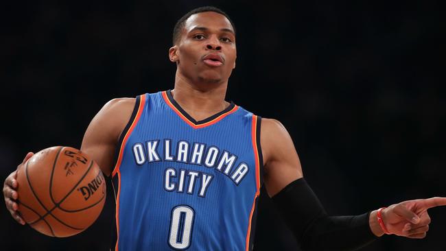 Russell Westbrook of the Oklahoma City Thunder.