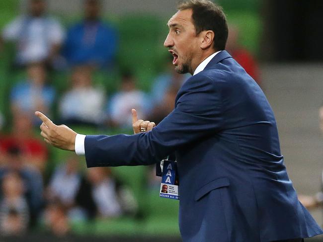 New Brisbane Roar coach Michael Valkanis wants to restore the club to its former glory. Picture: George Salpigtidis