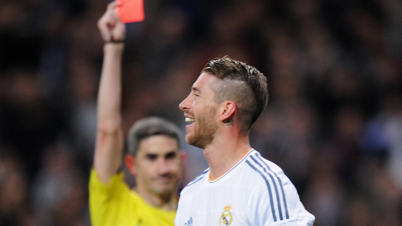 Sergio Ramos sets European red card record after dismissal in Real Madrid’s defeat to Girona