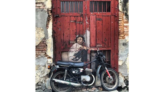 Street art George Town, Penang, Malaysia. Picture: Susan Kurosawa