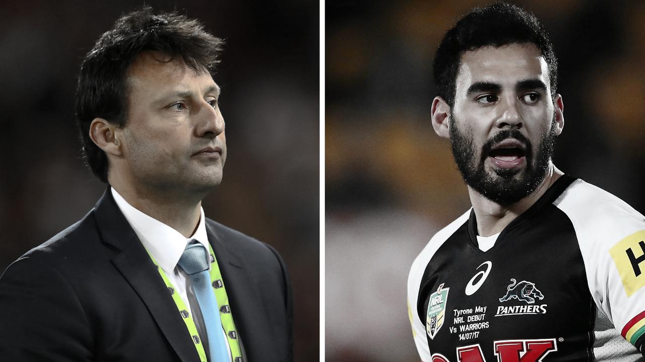 Laurie Daley has launched a blistering attack on the Panthers in the wake of the sex tape scandal which has engulfed a trio of players including Tyrone May.
