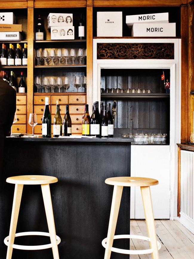 Wine bar Ved Stranden 10 in Copenhagen.