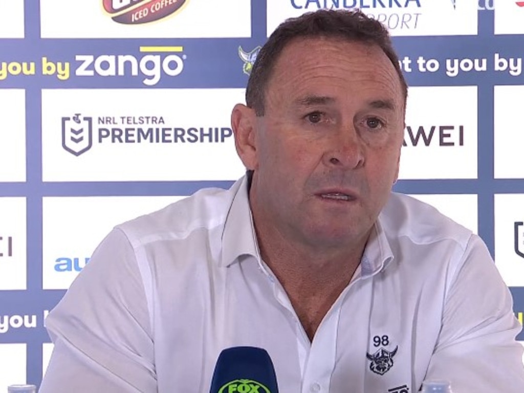 Ricky Stuart wasn't happy after the game.