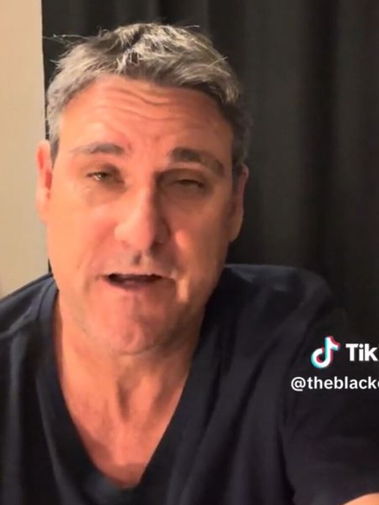 In a video shared to TikTok, Mr Smith opened up about "hitting rock bottom" before meeting his new wife Tracy. Picture: TikTok