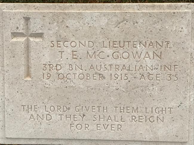 Portianou Cemetery — 224 Anzacs are buried in two cemeteries on the island. Picture: John Burfitt