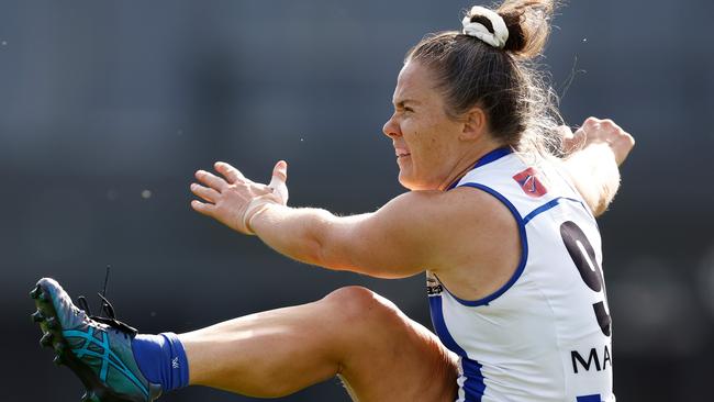 Emma Kearney has never missed the All-Australian team and is a chance to continue her record streak into an eighth year after being named in the squad on Monday. Picture: Michael Willson / Getty Images