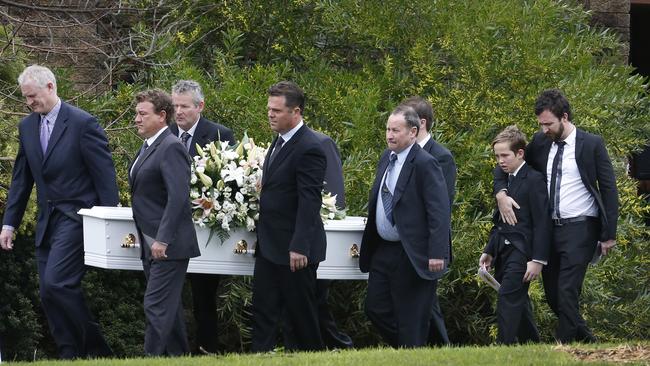 Funeral for murdered Pakenham mother Kylie Blackwood.