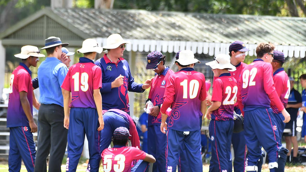 GPS First XI cricket between Brisbane State High School and Nudgee College Saturday February 1, 2025. Picture, John Gass