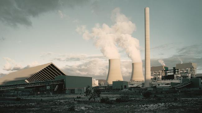 A coal-fired power station in the La Trobe Valley. Picture: Michael Hall