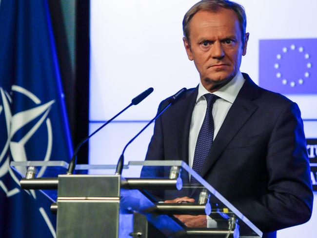 EU President Donald Tusk. Picture: AFP