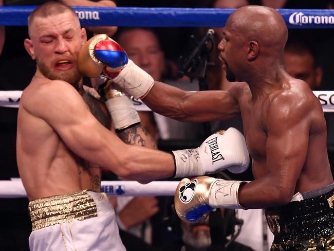 McGregor copped a beating in August’s megafight.