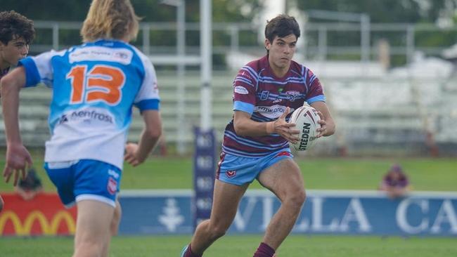 CQ Capras' under-16 player Carter Ford in 2023