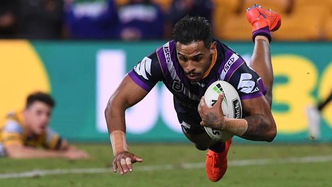 Josh Addo-Carr always get the crowd on its feet. Picture: AAP