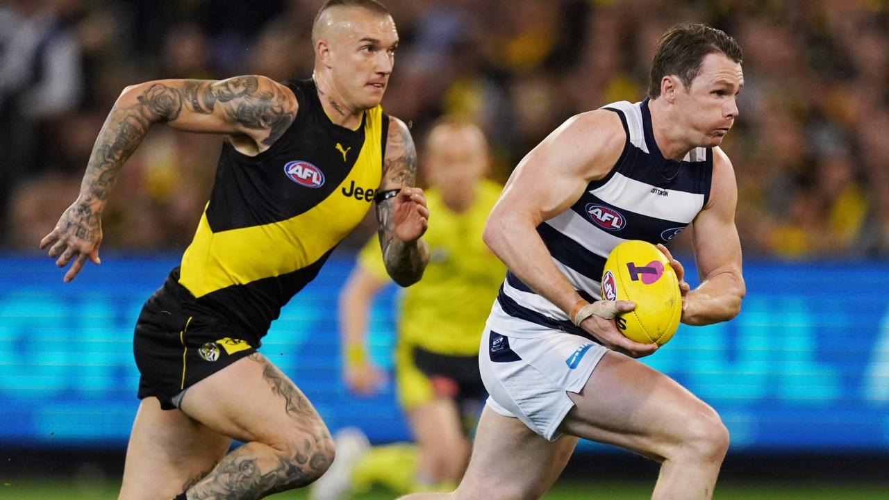 Patrick Dangerfield and Dustin Martin both make the 2020 Dream Team.