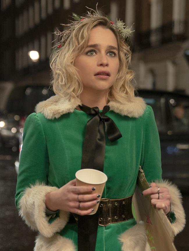 Emilia Clarke in Last Christmas. Picture: Jonathan Prime/Universal Pictures