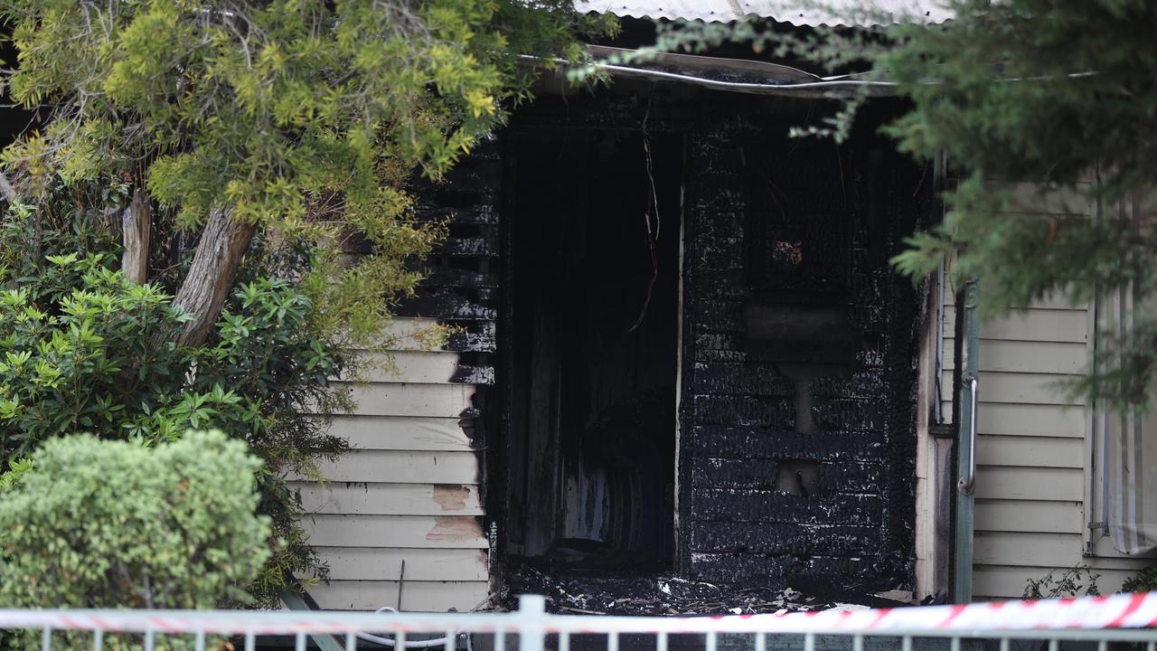 There was a house fire in Bellbird Ave, Norlane. Picture: Alison Wynd.