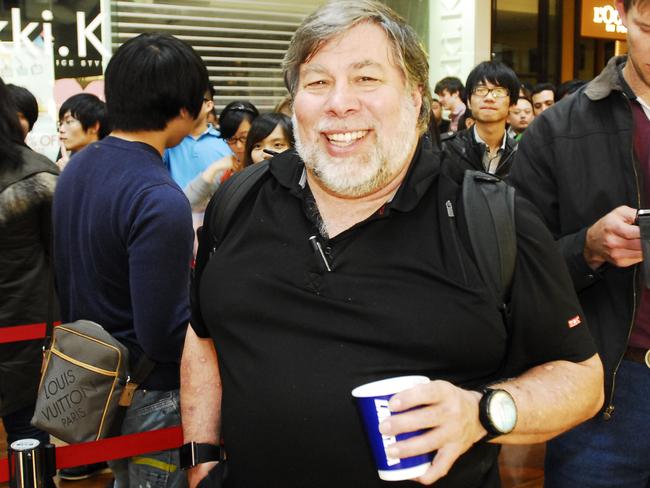 Apple co-founder Steve Wozniak is saying goodbye to Facebook. Picture: Jannides Patra.