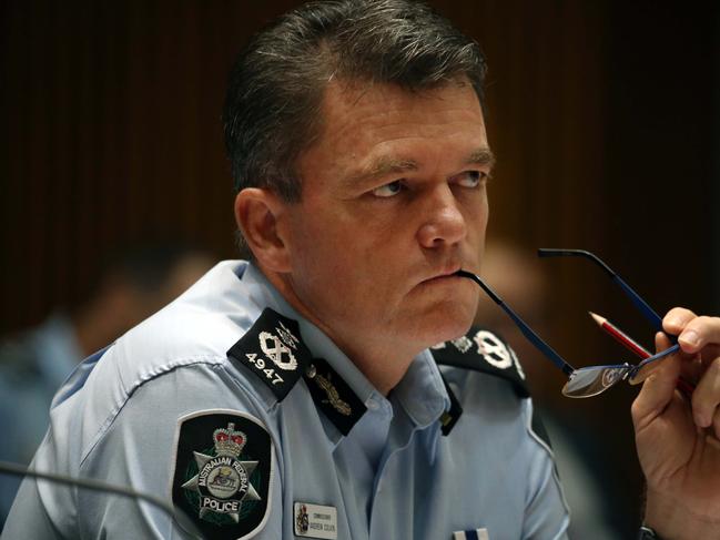 AFP Commissioner Andrew Colvin at Parliament House. Picture Gary Ramage