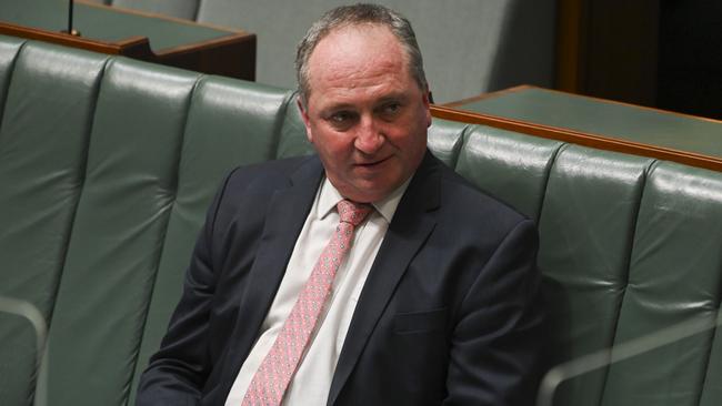 Divisions inside the Nationals partyroom have been constant since Mr McCormack replaced Mr Joyce as leader in early 2018. Picture: NCA NewsWire / Martin Ollman