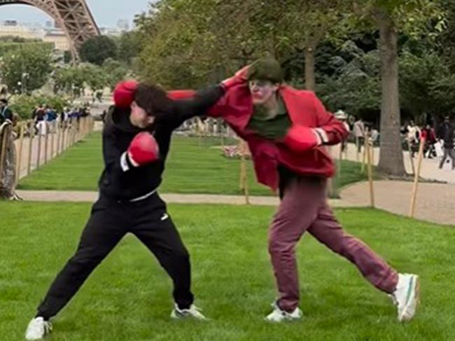 Adelaide Instagrammer Chrogman has attracted 500,000 followers for a series of reels in which he fights his followers. Picture: Instagram