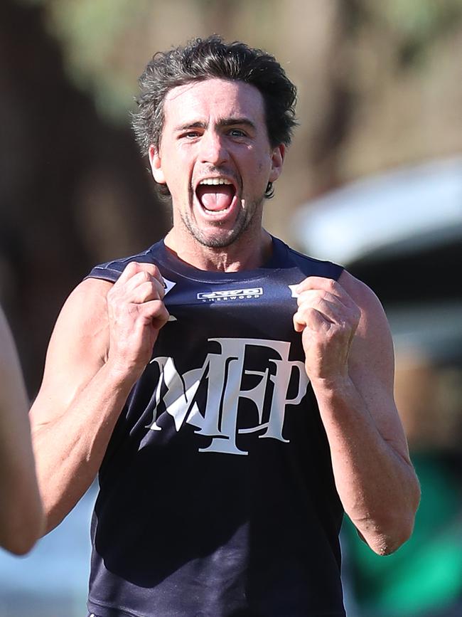Adam Baird made a comeback for Mt Pleasant on Saturday., Picture Yuri Kouzmin