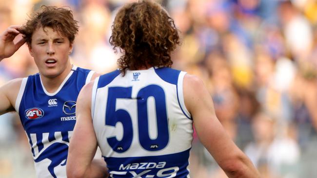 At new club Melbourne, Ben Brown will keep the No.50 he wore at North. Picture: AAP