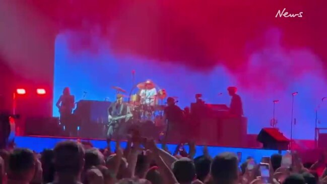 Adelaide drummer pulled out of crowd to play with The Killers