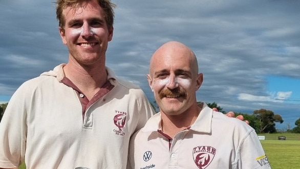 James Holland-Burch (left) and his brother Sam Holland-Burch took 15 wickets between them. Picture: Facebook