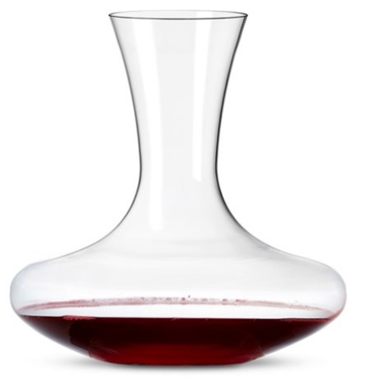 A wine decanter is a great gift idea.