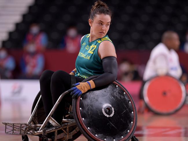 Shae Graham representing Australia at the 2020 Tokyo Paralympic Games. Picture: Jeff Crow / PA