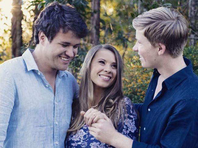 Chandler Powell, Bindi and Robert Irwin. Picture: @robertirwinphotography/Instagram