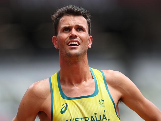 Jeff Riseley is into the men’s 800m semi-finals. Picture: Getty Images