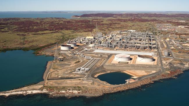 Woodside Energy’s giant Karratha gas plant.