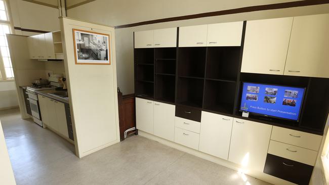 The kitchen and living room inside the Walter Taylor Bridge. Picture: Liam Kidston