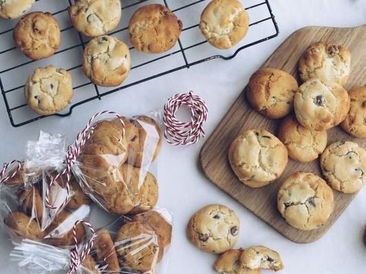 Condensed Milk Biscuits.