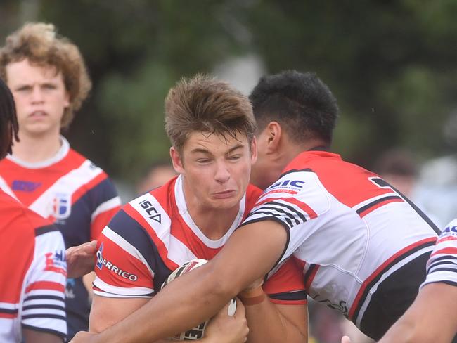 Kirwan State High School hosts St Patrick's College, Mackay, in round 1 of the 2025 Aaron Payne Cup. Picture: Evan Morgan