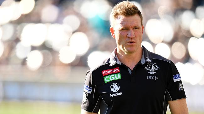 Nathan Buckley will learn his fate in the coming weeks. Picture: Getty Images