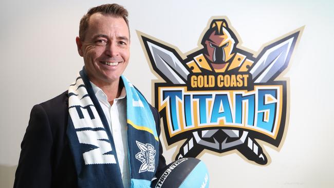 New Titans CEO Steve Mitchell at Titans HQ at Parkwod. Picture Glenn Hampson