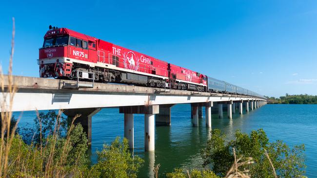 The Ghan won’t come to Darwin on its final journey of the season. Picture: Che Chorley