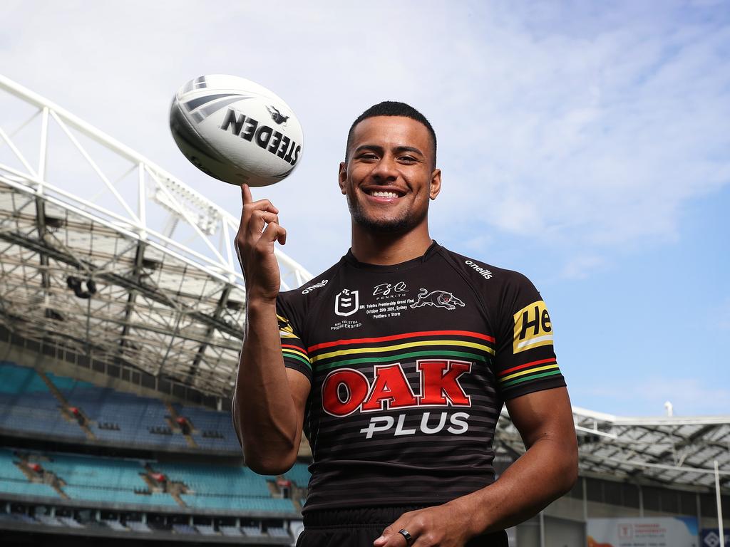 Strike centre Stephen Crichton will play fullback for Penrith against Manly on Thursday night. Picture: Brett Costello