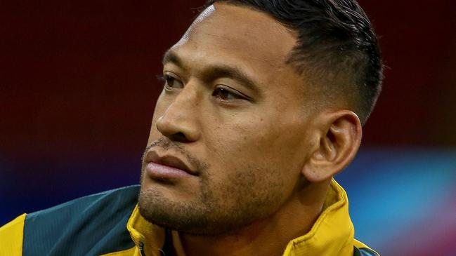 Israel Folau hopes to play for Tonga in a rugby league international next month. Picture: AFP