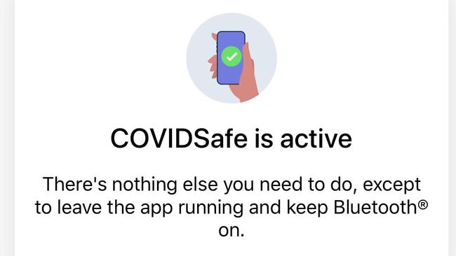 The Australia government's COVIDsafe contact tracing app.