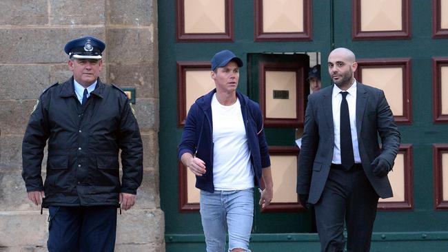 Oliver Curtis leaves prison in Cooma. Picture: Jeremy Piper